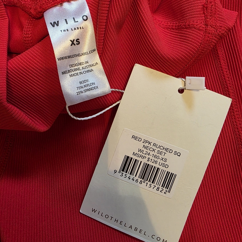 🆕️ WILO Ribbed High Rise Ruched Leggings - Picture 8 of 11